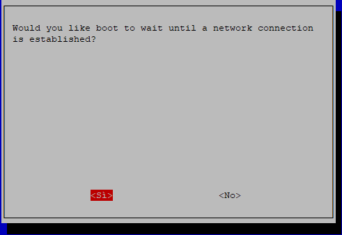 Raspberry - Avvio in presenza di rete (Netwok at Boot)